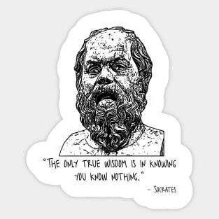 Socrates Quote Sticker